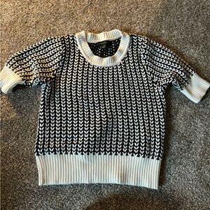 Banana Republic heart knit sweater